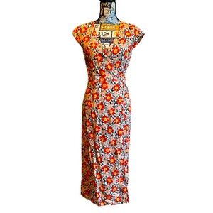 Women’s XXS J.Crew Mercantile Floral Wrap Maxi Dress